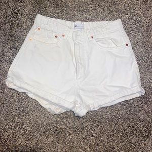 White Zara Shorts